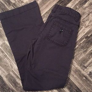Aeropostale Dark Gray Cotton Casual Pant